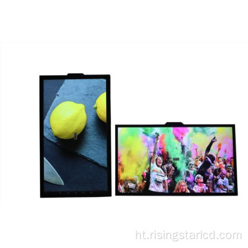 Semi-deyò fenèt fè fas a LCD ekspozisyon